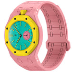 Cinturino in silicone magnetico integrato con indicazione delle dodici ore., For Swatch Royal Pop