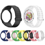 Cinturino in silicone magnetico integrato con indicazione delle dodici ore., For Swatch Royal Pop