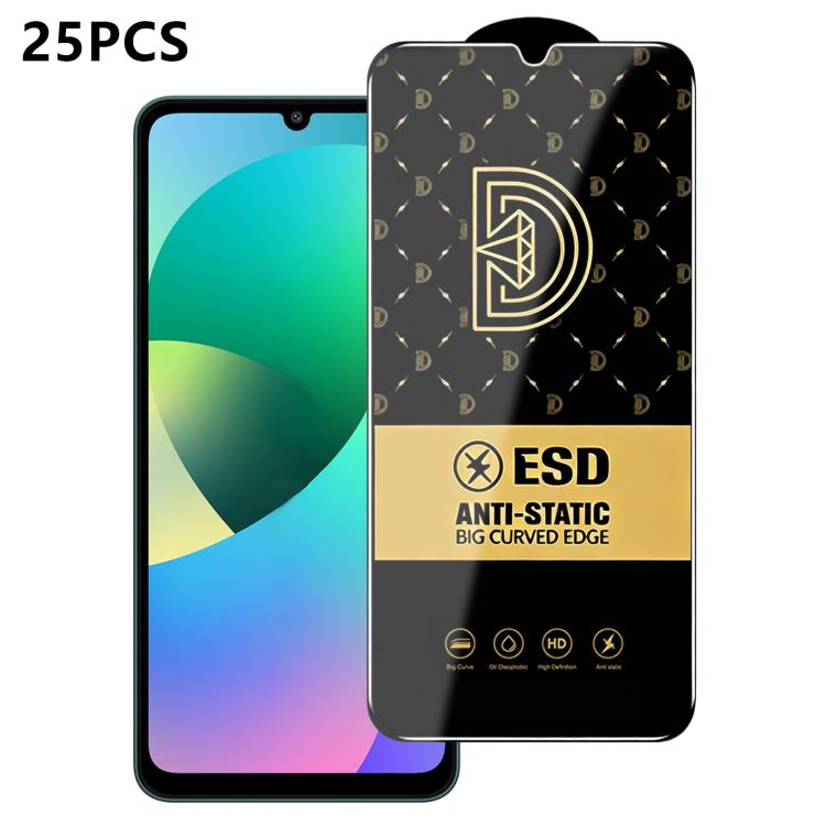 25 pezzi di pellicola protettiva antistatica serigrafata HD Royal Diamond per vetro temperato., For Galaxy S26+ 5G, For Galaxy F07 4G, For Galaxy M07 4G, For Galaxy M17 5G, For Galaxy S26 Ultra 5G, For Galaxy S26 5G, For Galaxy F17 5G, For Galaxy A57 5...