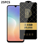 25 pezzi di pellicola protettiva antistatica serigrafata HD Royal Diamond per vetro temperato., For Galaxy S26+ 5G, For Galaxy F07 4G, For Galaxy M07 4G, For Galaxy M17 5G, For Galaxy S26 Ultra 5G, For Galaxy S26 5G, For Galaxy F17 5G, For Galaxy A57 5...
