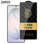 25 pezzi di pellicola protettiva antistatica serigrafata HD Royal Diamond per vetro temperato., For Galaxy S26+ 5G, For Galaxy F07 4G, For Galaxy M07 4G, For Galaxy M17 5G, For Galaxy S26 Ultra 5G, For Galaxy S26 5G, For Galaxy F17 5G, For Galaxy A57 5...