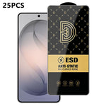 25 pezzi di pellicola protettiva antistatica serigrafata HD Royal Diamond per vetro temperato., For Galaxy S26+ 5G, For Galaxy F07 4G, For Galaxy M07 4G, For Galaxy M17 5G, For Galaxy S26 Ultra 5G, For Galaxy S26 5G, For Galaxy F17 5G, For Galaxy A57 5...