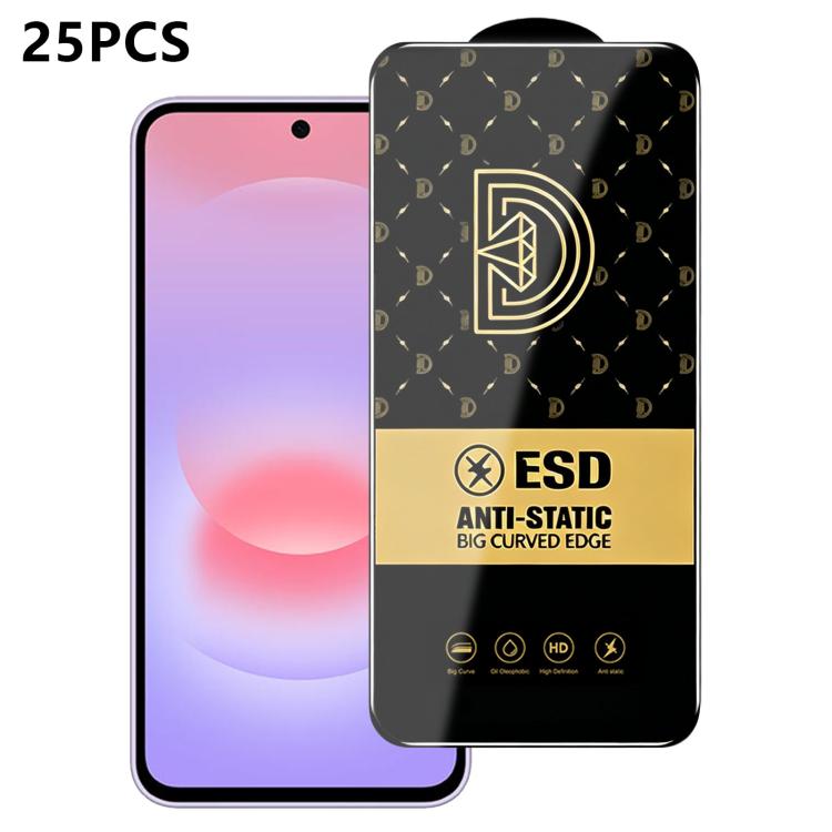 25 pezzi di pellicola protettiva antistatica serigrafata HD Royal Diamond per vetro temperato., For Galaxy S26+ 5G, For Galaxy F07 4G, For Galaxy M07 4G, For Galaxy M17 5G, For Galaxy S26 Ultra 5G, For Galaxy S26 5G, For Galaxy F17 5G, For Galaxy A57 5...