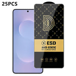 25 pezzi di pellicola protettiva antistatica serigrafata HD Royal Diamond per vetro temperato., For Galaxy S26+ 5G, For Galaxy F07 4G, For Galaxy M07 4G, For Galaxy M17 5G, For Galaxy S26 Ultra 5G, For Galaxy S26 5G, For Galaxy F17 5G, For Galaxy A57 5...