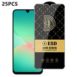 25 pezzi di pellicola protettiva antistatica serigrafata HD Royal Diamond per vetro temperato., For Galaxy S26+ 5G, For Galaxy F07 4G, For Galaxy M07 4G, For Galaxy M17 5G, For Galaxy S26 Ultra 5G, For Galaxy S26 5G, For Galaxy F17 5G, For Galaxy A57 5...