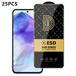 25 pezzi di pellicola protettiva antistatica serigrafata HD Royal Diamond per vetro temperato., For Galaxy S25+ 5G, For Galaxy S25 Ultra 5G, For Galaxy S24 FE 5G, For Galaxy A15 5G, For Galaxy A55 5G, For Galaxy A35 5G, For Galaxy S24 Ultra 5G         ...