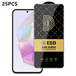 25 pezzi di pellicola protettiva antistatica serigrafata HD Royal Diamond per vetro temperato., For Galaxy S25+ 5G, For Galaxy S25 Ultra 5G, For Galaxy S24 FE 5G, For Galaxy A15 5G, For Galaxy A55 5G, For Galaxy A35 5G, For Galaxy S24 Ultra 5G         ...