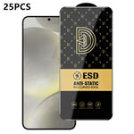 25 pezzi di pellicola protettiva antistatica serigrafata HD Royal Diamond per vetro temperato., For Galaxy S25+ 5G, For Galaxy S25 Ultra 5G, For Galaxy S24 FE 5G, For Galaxy A15 5G, For Galaxy A55 5G, For Galaxy A35 5G, For Galaxy S24 Ultra 5G         ...