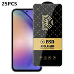 25 pezzi di pellicola protettiva antistatica serigrafata HD Royal Diamond per vetro temperato., For Galaxy S25+ 5G, For Galaxy S25 Ultra 5G, For Galaxy S24 FE 5G, For Galaxy A15 5G, For Galaxy A55 5G, For Galaxy A35 5G, For Galaxy S24 Ultra 5G         ...