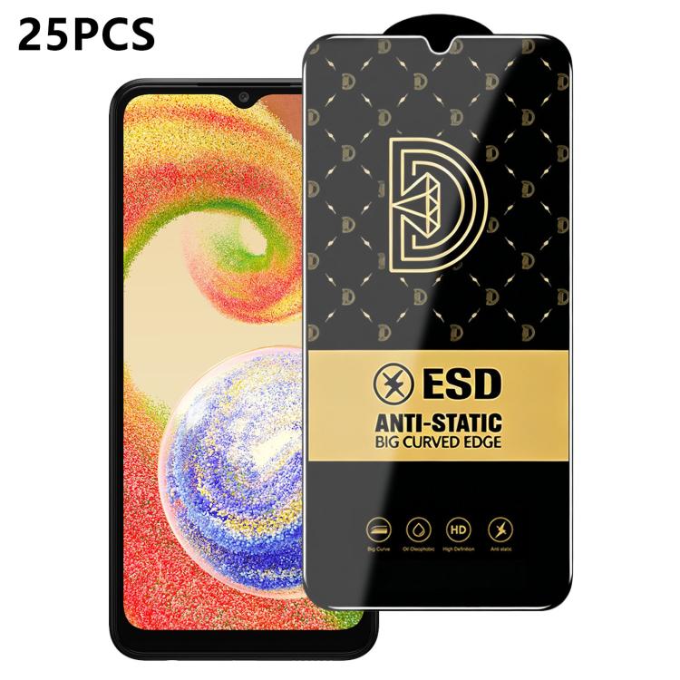 25 pezzi di pellicola protettiva antistatica serigrafata HD Royal Diamond per vetro temperato., For Galaxy S25+ 5G, For Galaxy S25 Ultra 5G, For Galaxy S24 FE 5G, For Galaxy A15 5G, For Galaxy A55 5G, For Galaxy A35 5G, For Galaxy S24 Ultra 5G         ...