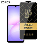 25 pezzi di pellicola protettiva antistatica serigrafata HD Royal Diamond per vetro temperato., For Galaxy S25+ 5G, For Galaxy S25 Ultra 5G, For Galaxy S24 FE 5G, For Galaxy A15 5G, For Galaxy A55 5G, For Galaxy A35 5G, For Galaxy S24 Ultra 5G         ...