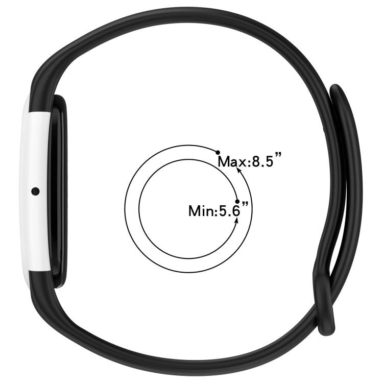 Cinturino in silicone con fibbia a inversione integrata e cassa dell'orologio., For Google Fitbit Air