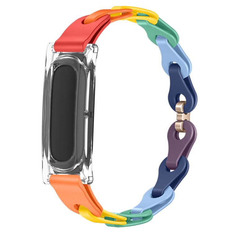 Custodia per PC trasparente, elegante bracciale ibrido in silicone cavo, cinturino per orologio, For Google Fitbit Air