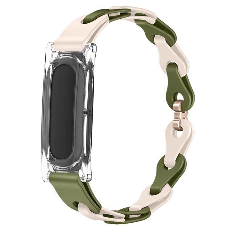 Custodia per PC trasparente, elegante bracciale ibrido in silicone cavo, cinturino per orologio, For Google Fitbit Air