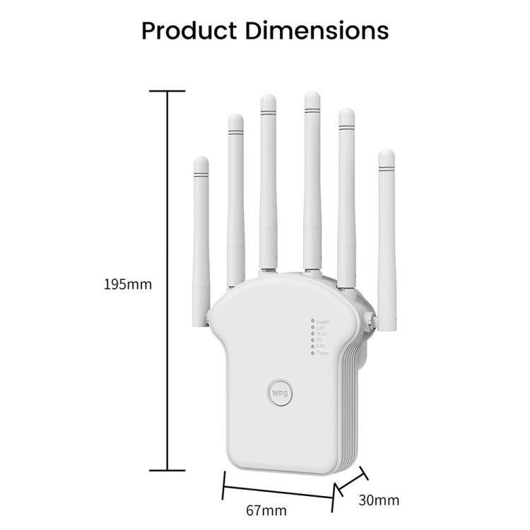 Amplificatore segnale WiFi 300 Mbps RE300LN per casa e ufficio