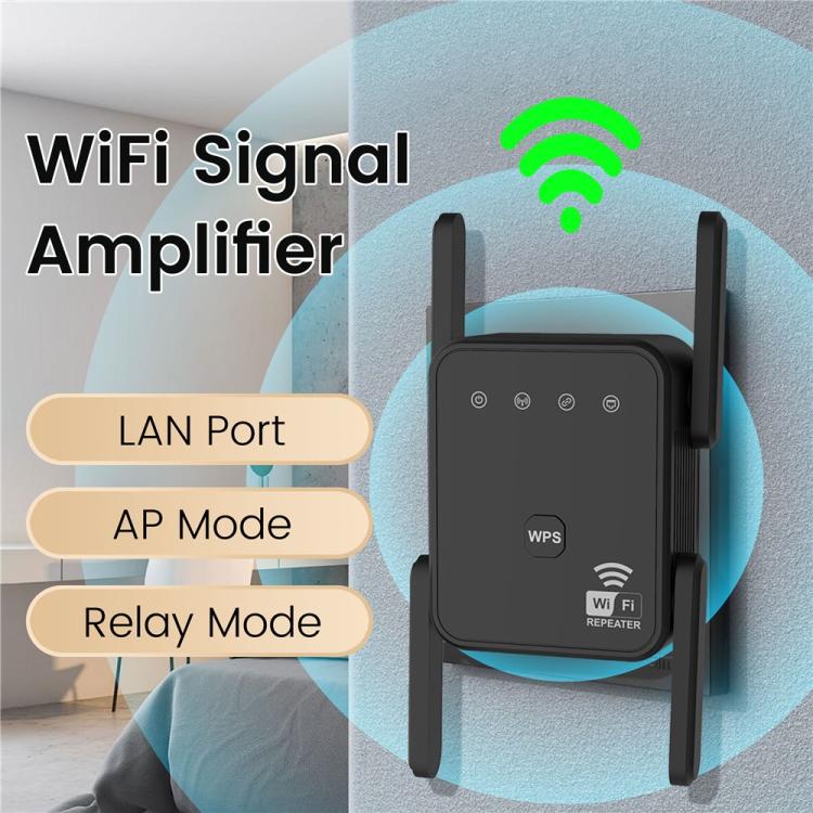 RE300F Amplificatore di segnale per rete wireless domestica e ufficio, 300 Mbps, US Plug, EU Plug