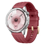 Cinturino per orologio in silicone tinta unita con design a triplo anello a linea singola., 22mm, 18mm
