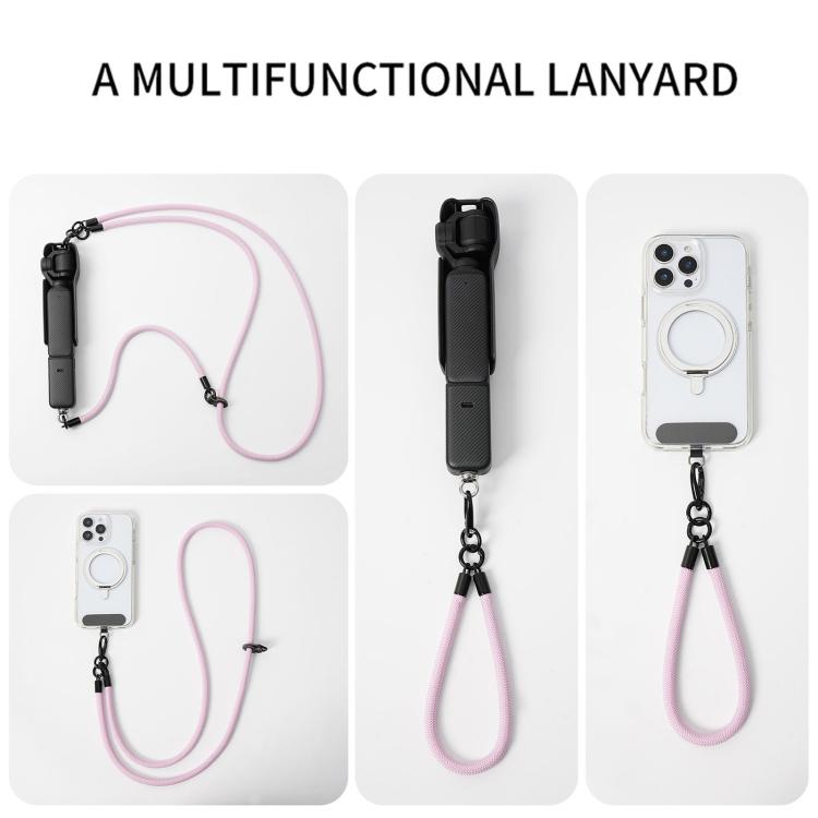Tracolla anti-smarrimento rimovibile 3 in 1 per fotocamera, For DJI Osmo Pocket 4 / 3