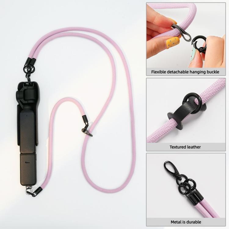 Tracolla anti-smarrimento rimovibile 3 in 1 per fotocamera, For DJI Osmo Pocket 4 / 3