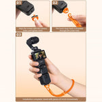 Cordino da polso regolabile anti-smarrimento e autobloccante per fotocamera, For DJI Osmo Pocket 4 / 3