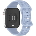 Cinturino per orologio in silicone con fibbia a farfalla e motivo girasole., For Xiaomi Band  10 Pro / Redmi Watch 6 / 5