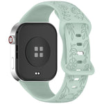Cinturino per orologio in silicone con fibbia a farfalla e motivo girasole., For Xiaomi Band  10 Pro / Redmi Watch 6 / 5
