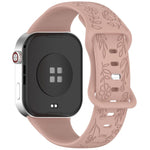 Cinturino per orologio in silicone con fibbia a farfalla e motivo girasole., For Xiaomi Band  10 Pro / Redmi Watch 6 / 5