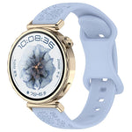 Cinturino per orologio in silicone con fibbia a farfalla e motivo girasole., 22mm, 20mm