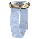 Cinturino per orologio in silicone con fibbia a farfalla e motivo girasole., 22mm, 20mm