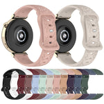 Cinturino per orologio in silicone con fibbia a farfalla e motivo girasole., 18mm