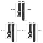 Cinturino per orologio in silicone con fibbia a farfalla e motivo girasole., 22mm, 20mm