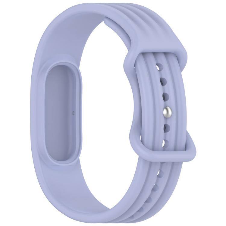 Cinturino per orologio in silicone tinta unita con fibbia a farfalla e texture verticale., For Google Fitbit Air