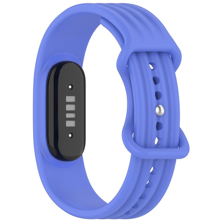 Cinturino per orologio in silicone tinta unita con fibbia a farfalla e texture verticale., For Google Fitbit Air