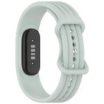 Cinturino per orologio in silicone tinta unita con fibbia a farfalla e texture verticale., For Google Fitbit Air