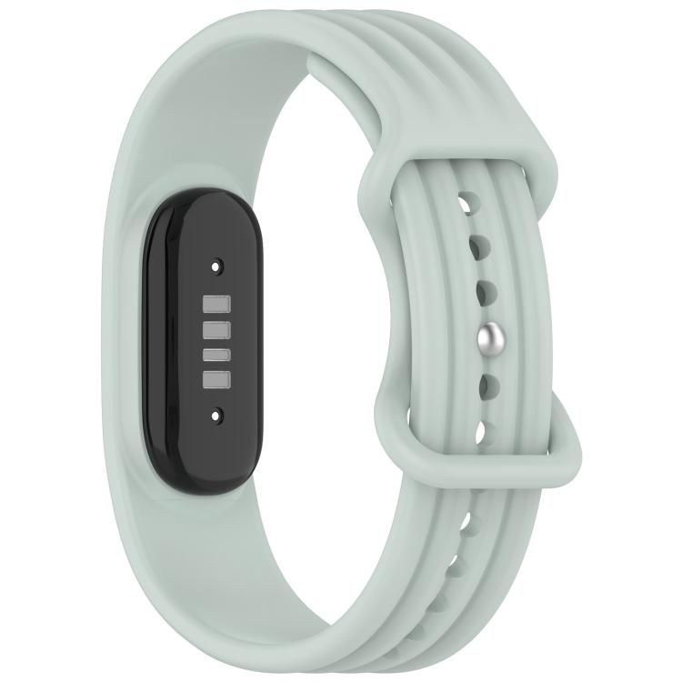 Cinturino per orologio in silicone tinta unita con fibbia a farfalla e texture verticale., For Google Fitbit Air