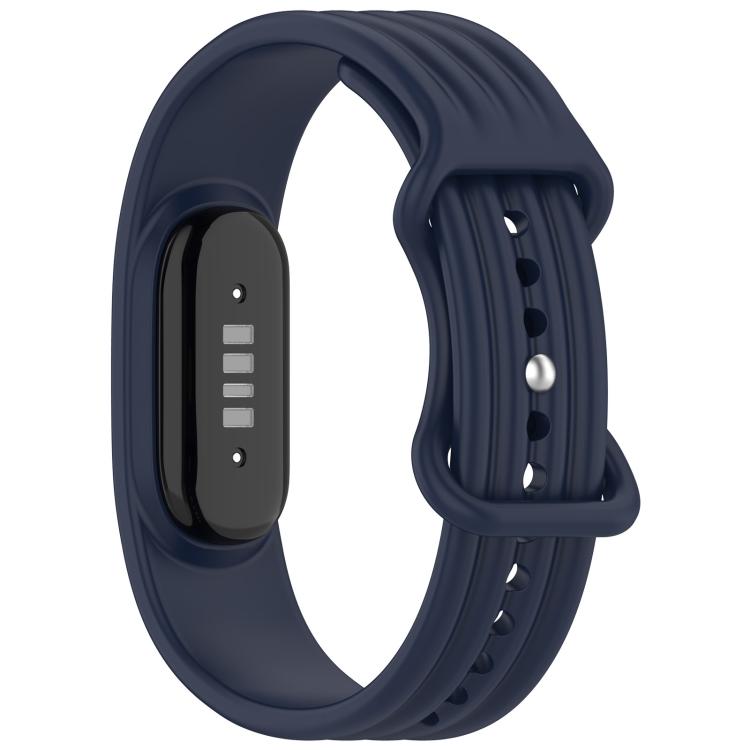 Cinturino per orologio in silicone tinta unita con fibbia a farfalla e texture verticale., For Google Fitbit Air