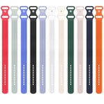 Cinturino per orologio in silicone tinta unita con fibbia a farfalla e texture verticale., For Google Fitbit Air