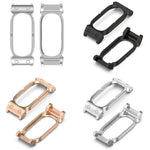 Bracciale in metallo stile "orecchie a molla" da 12 mm, cassa protettiva per orologio, For Google Fitbit Air