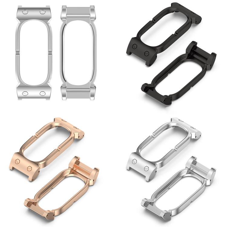 Bracciale in metallo stile "orecchie a molla" da 12 mm, cassa protettiva per orologio, For Google Fitbit Air