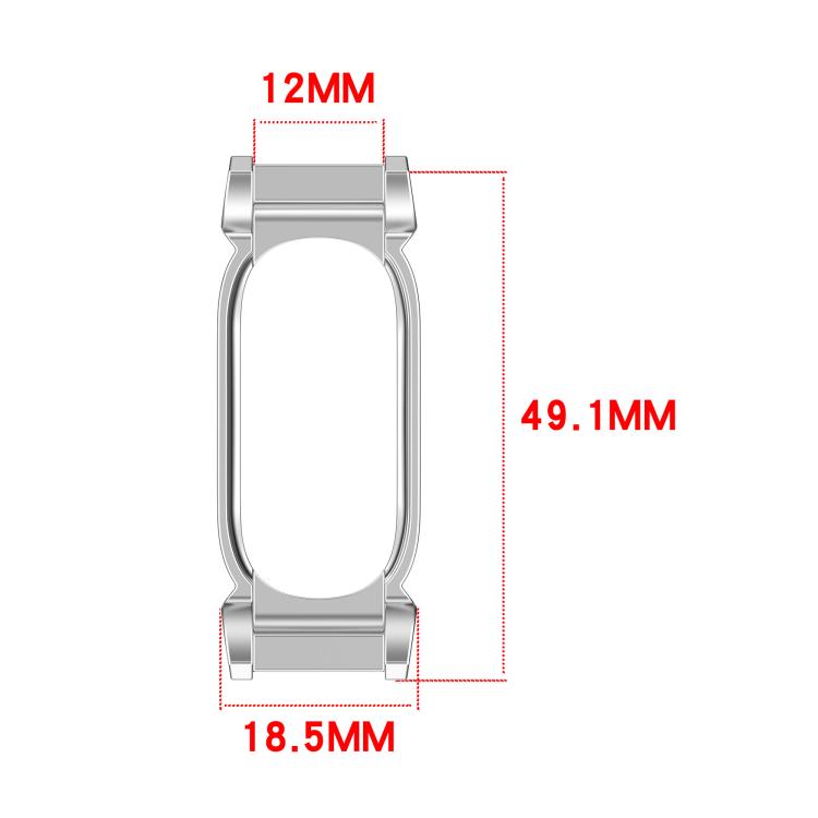 Bracciale in metallo stile "orecchie a molla" da 12 mm, cassa protettiva per orologio, For Google Fitbit Air
