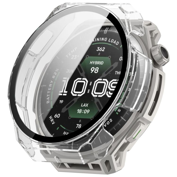 Pellicola in vetro temperato integrata nella custodia protettiva per orologio in PC, For Amazfit Balance 3