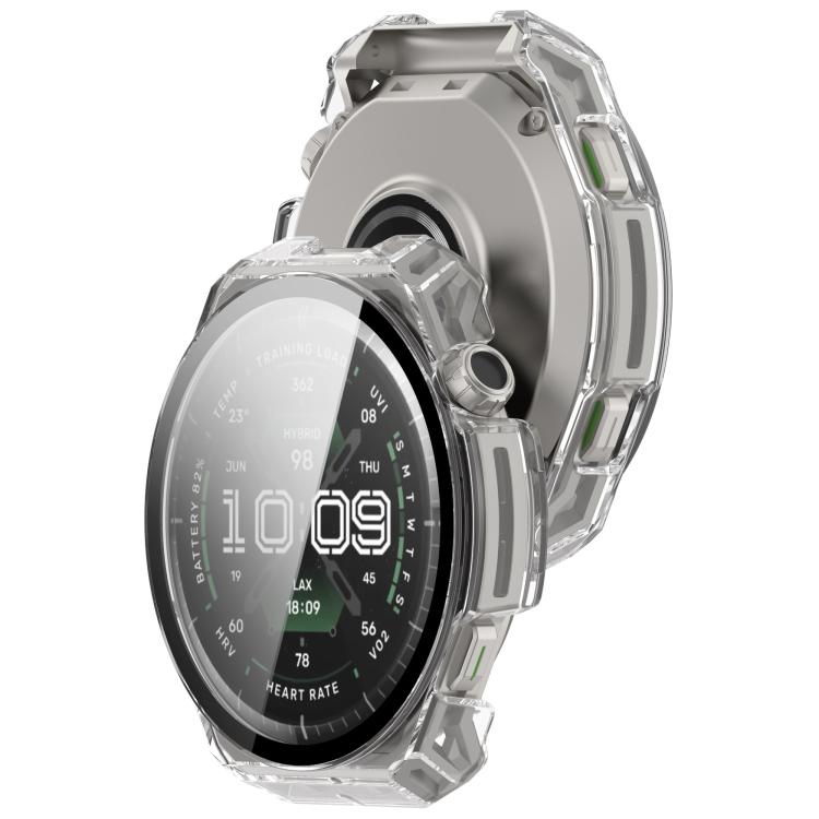 Pellicola in vetro temperato integrata nella custodia protettiva per orologio in PC, For Amazfit Balance 3
