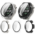 Pellicola in vetro temperato integrata nella custodia protettiva per orologio in PC, For Amazfit Balance 3