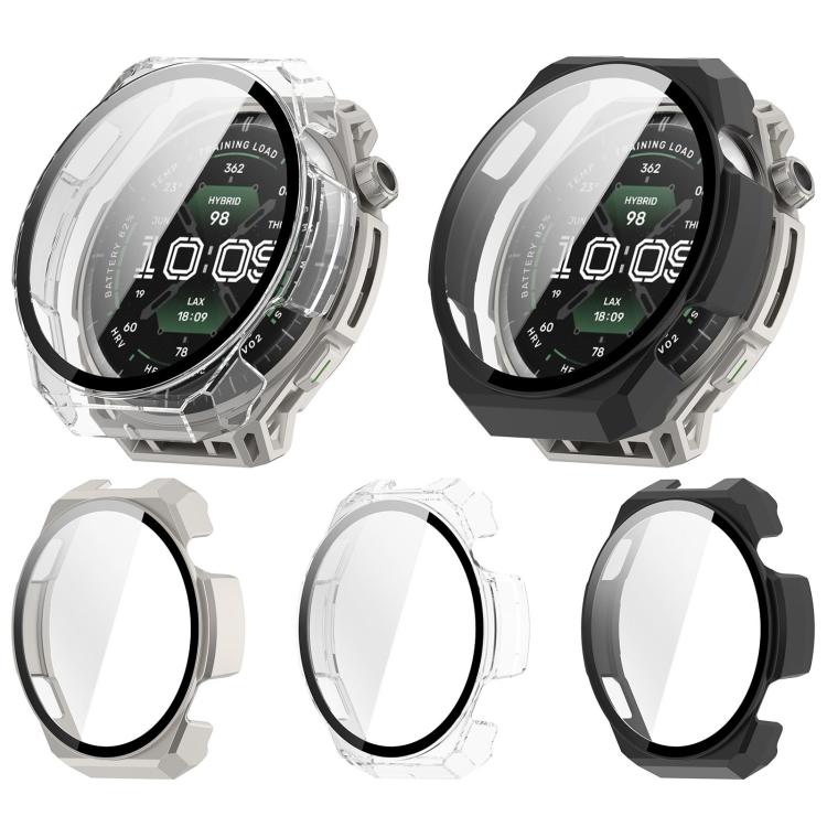 Pellicola in vetro temperato integrata nella custodia protettiva per orologio in PC, For Amazfit Balance 3