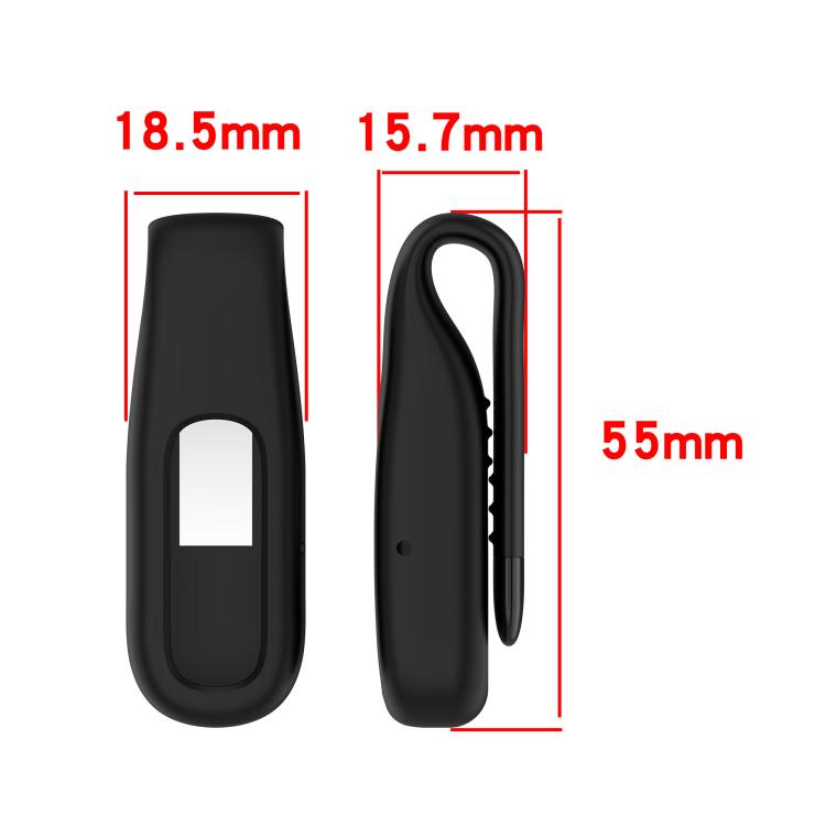 Custodia protettiva in silicone con clip per braccialetto smart health., For Google Fitbit Air