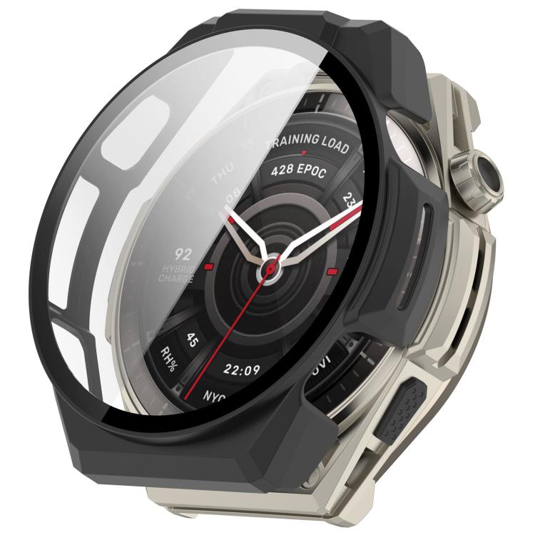 Pellicola in vetro temperato integrata nella custodia protettiva per orologio in PC, For Amazfit Balance Ultra