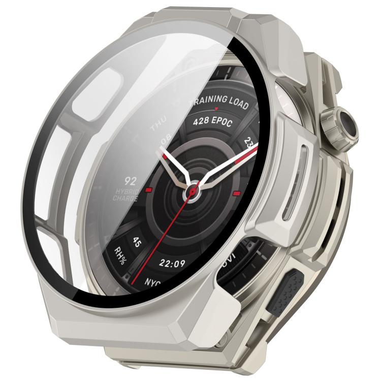 Pellicola in vetro temperato integrata nella custodia protettiva per orologio in PC, For Amazfit Balance Ultra