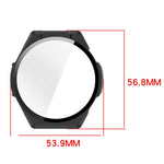 Pellicola in vetro temperato integrata nella custodia protettiva per orologio in PC, For Amazfit Balance Ultra