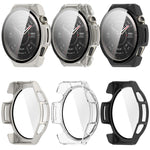 Pellicola in vetro temperato integrata nella custodia protettiva per orologio in PC, For Amazfit Balance Ultra