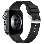 Cinturino per orologio in silicone tinta unita con texture a venature di foglia, For Huawei Watch Fit 5 / Fit 5 Pro / Fit 4